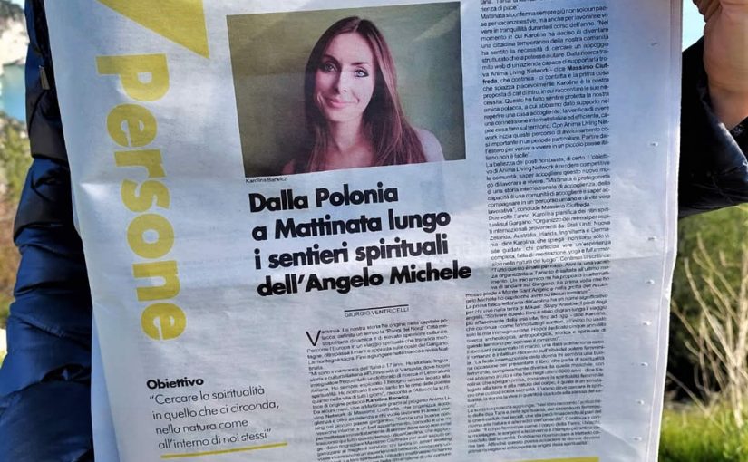 Książka 'Stopy Aniołów’ już w domu na Gargano!